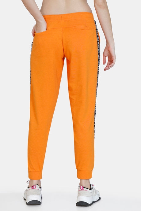 Zelocity Relaxed Mid Rise Joggers - Orange Pepper — image 3